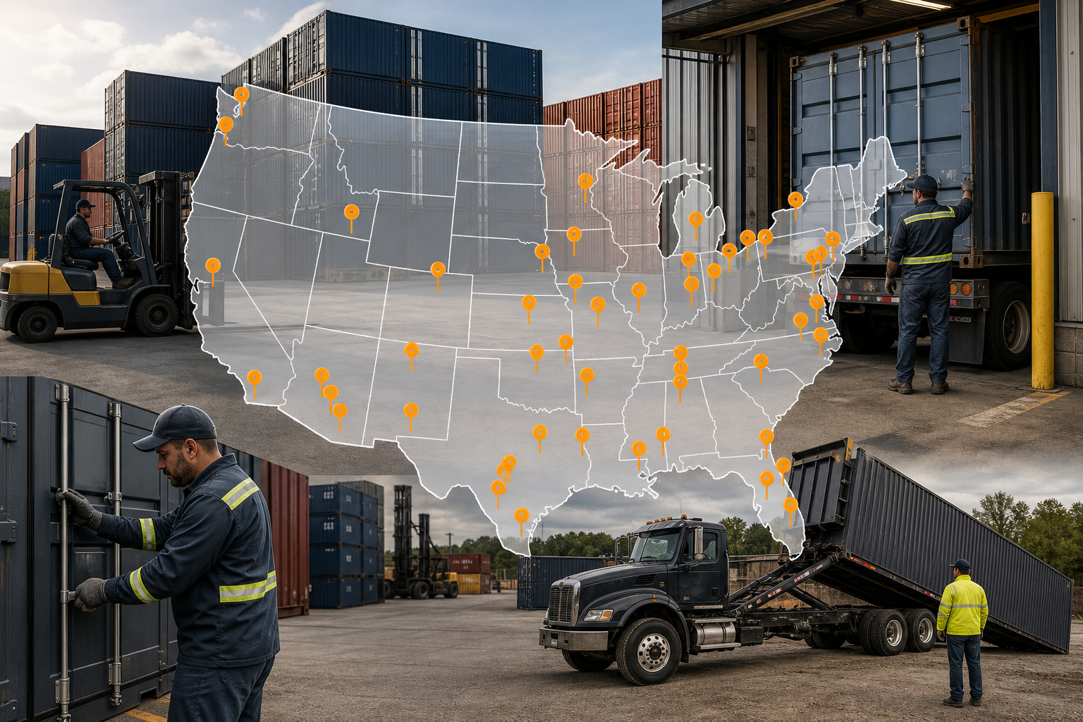 National shipping container coverage