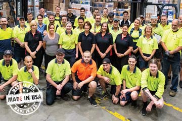 Warehouse staff photo harper steel