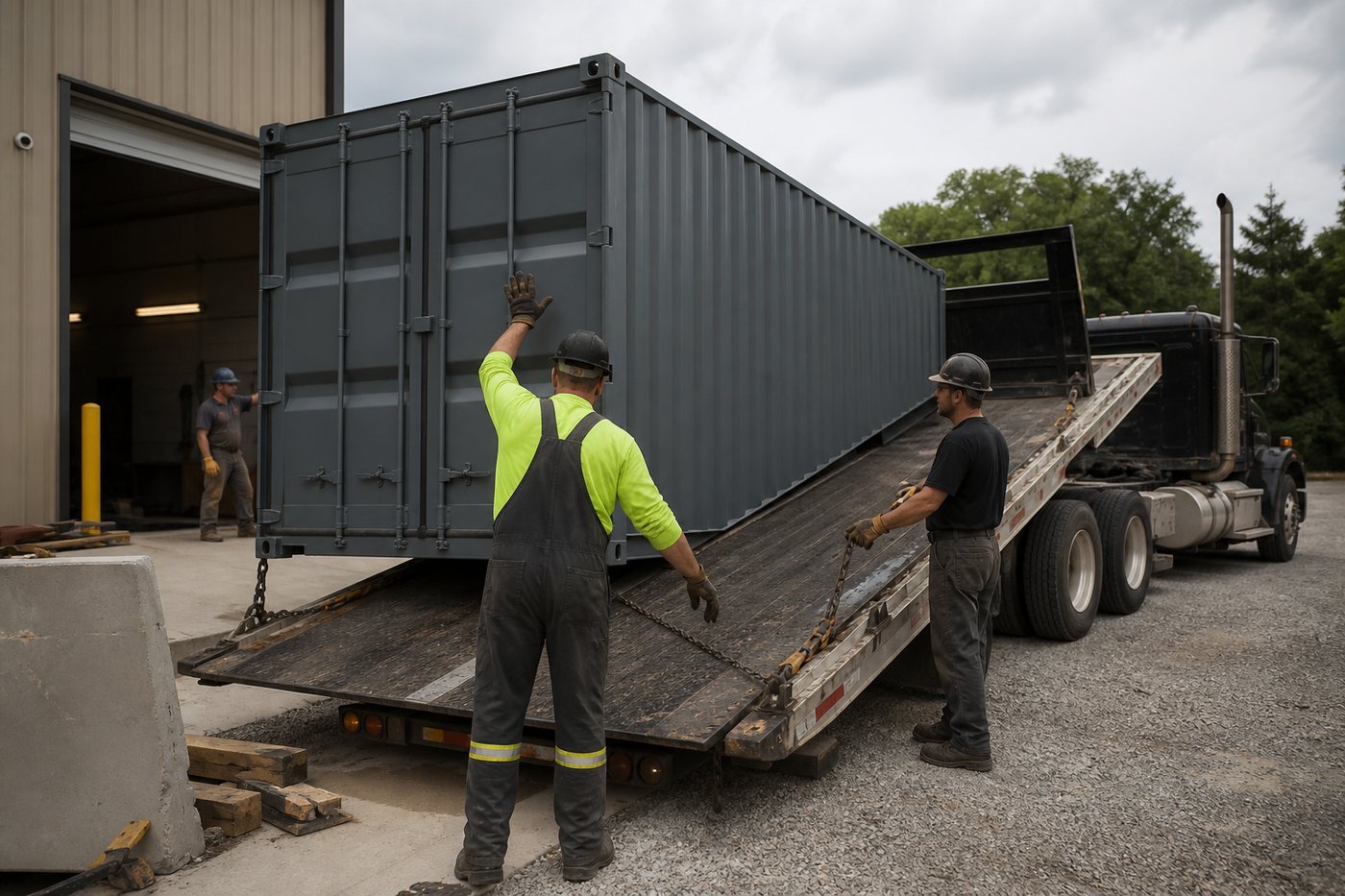 Representative steel shipping container market in Alabama